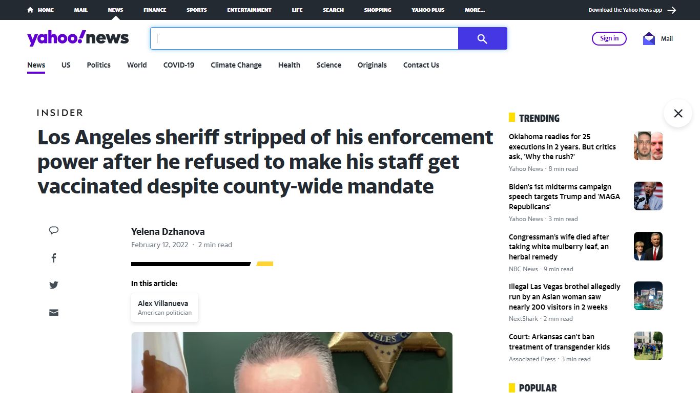 Los Angeles sheriff stripped of his enforcement power after he refused ...